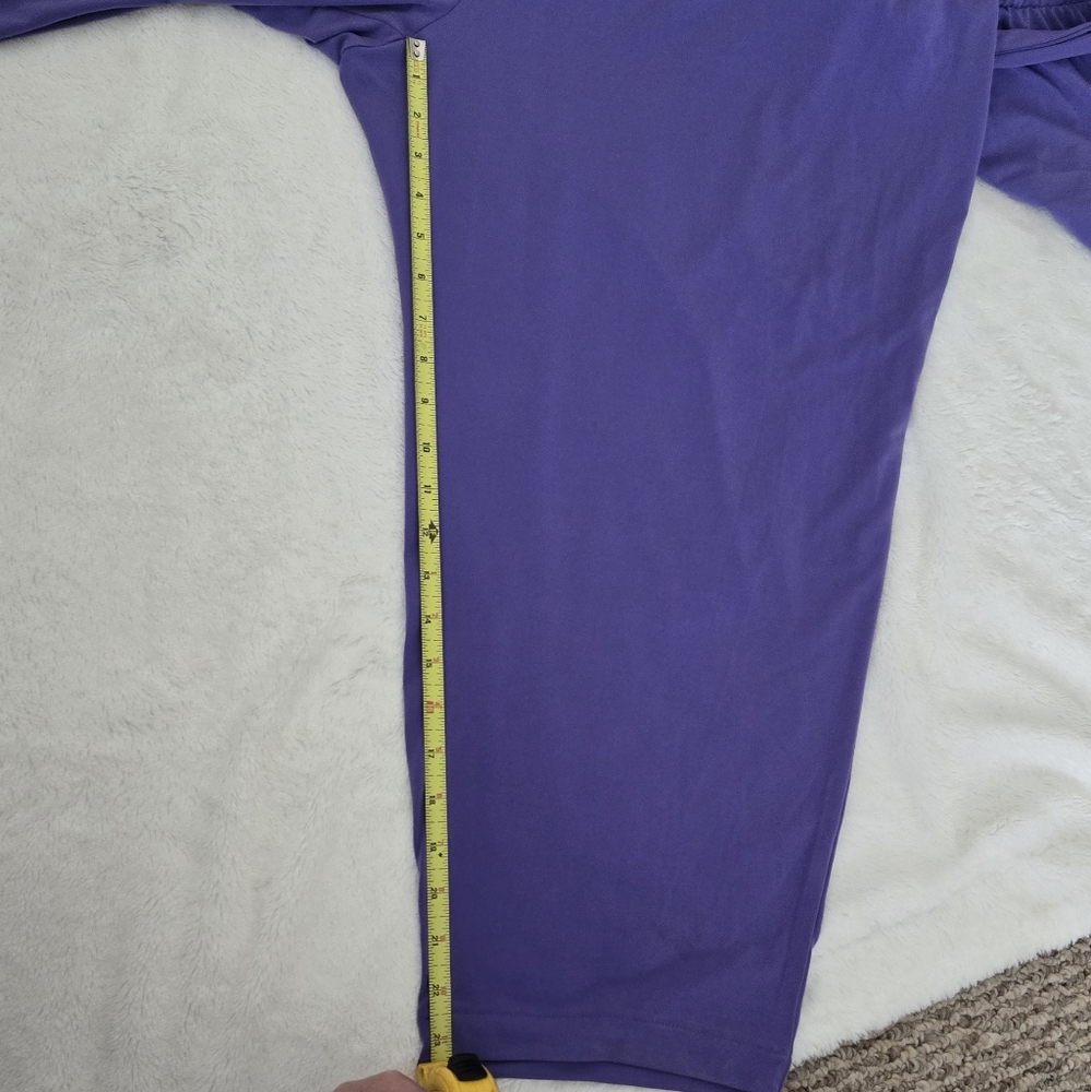 Lane Bryant Purple Jumpsuit with V-Neck and Defined Waist - Picture 12 of 13
